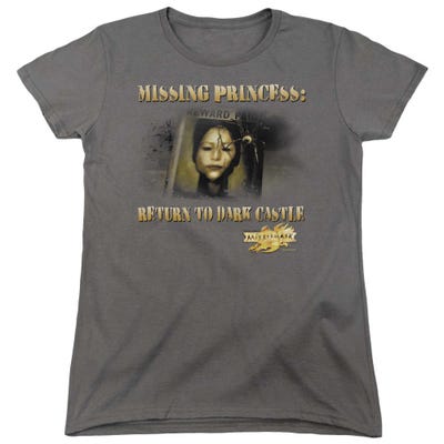 Missing Princess Mirror Mask Womens T-Shirt
