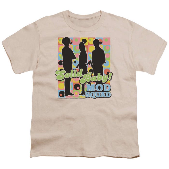 Mod Squad Solid Pattern Kids T-Shirt