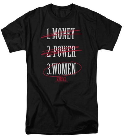 Money Power Women Scarface T-Shirt