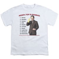 Monk Top 10 Phobias Kids T-Shirt