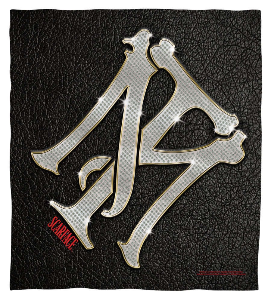 Scarface Monogram Licensed Beach Towel 60in by 30in 