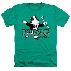 Monopoly Big Bank Heather T-Shirt