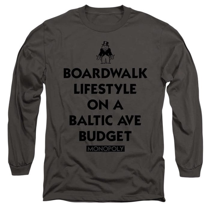 Monopoly Lifestyle Vs Budget Long Sleeve Shirt