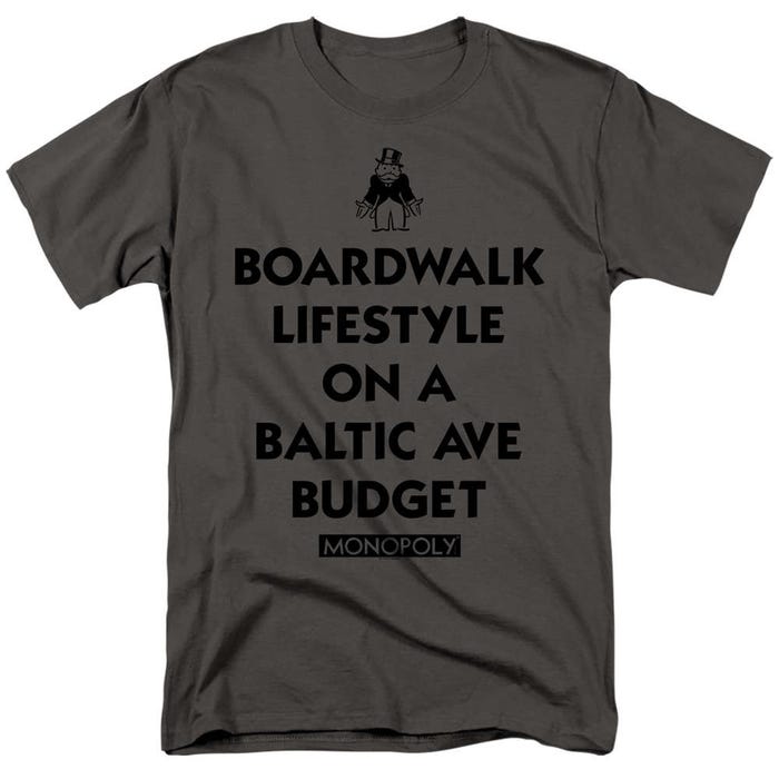Monopoly Lifestyle Vs Budget T-Shirt