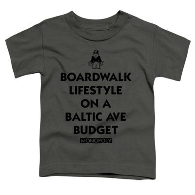 Monopoly Lifestyle Vs Budget Toddler T-Shirt