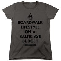 Monopoly Lifestyle Vs Budget Womens T-Shirt