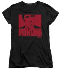 Montana Face Scarface Womens T-Shirt