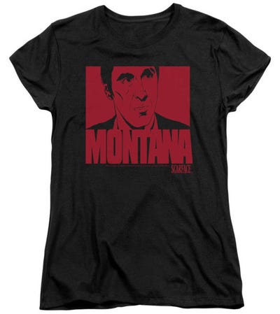 Montana Face Scarface Womens T-Shirt
