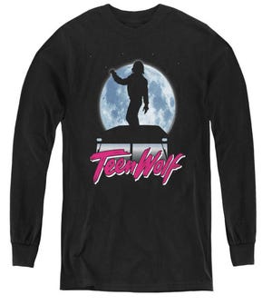 Moonlight Surf Teen Wolf Kids Long Sleeve Shirt