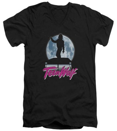 Moonlight Surf Teen Wolf V-Neck T-Shirt