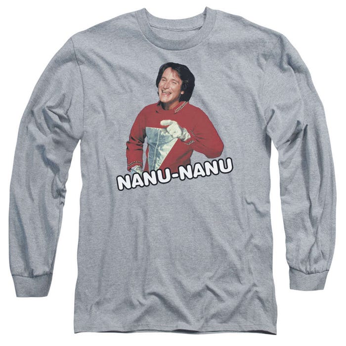 Mork & Mindy Catchphrase Long Sleeve Shirt