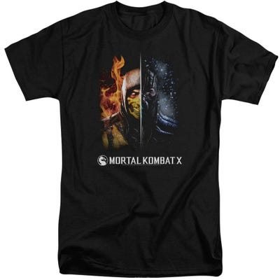 Mortal Kombat - Fire And Ice Tall T-Shirt