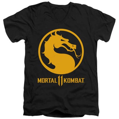 Mortal Kombat 11 Dragon V-Neck T-Shirt
