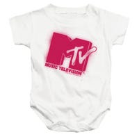 MTV SPRAYPAINT LOGO Baby Bodysuit