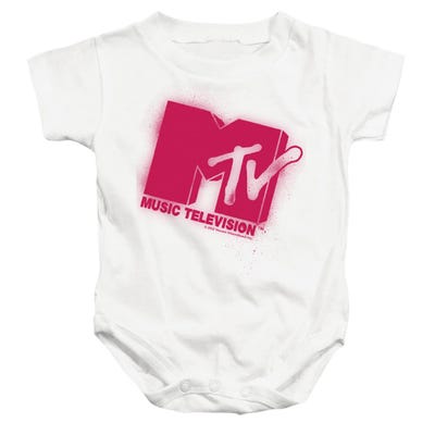 MTV SPRAYPAINT LOGO Baby Bodysuit