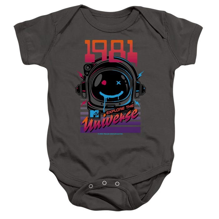 MTV EXPLORE THE UNIVERSE LOGO Baby Bodysuit