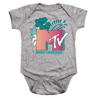 MTV TROPICAL FLOWER LOGO Baby Bodysuit