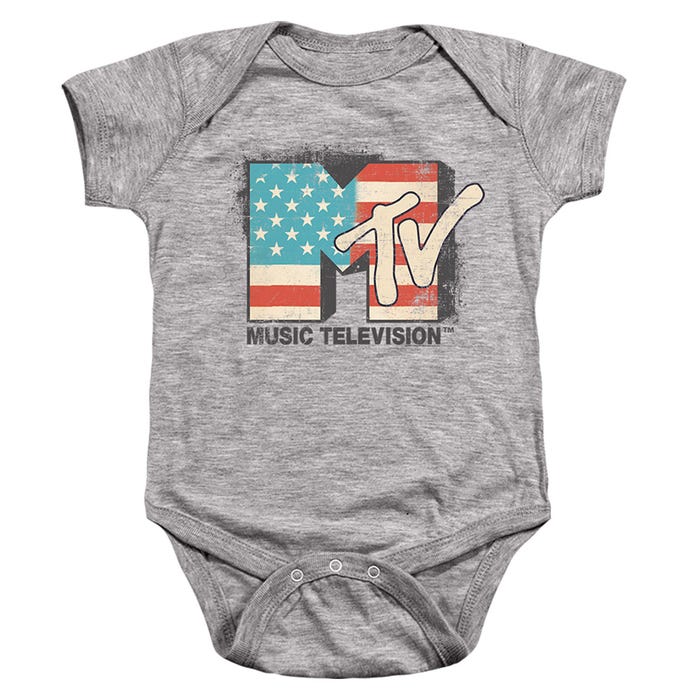 MTV AMERICAN LOGO Baby Bodysuit