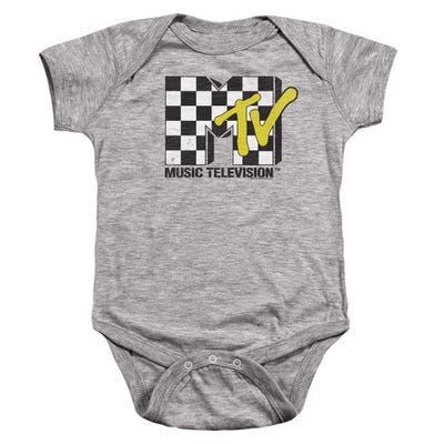 MTV CHECKER BOARD LOGO Baby Bodysuit