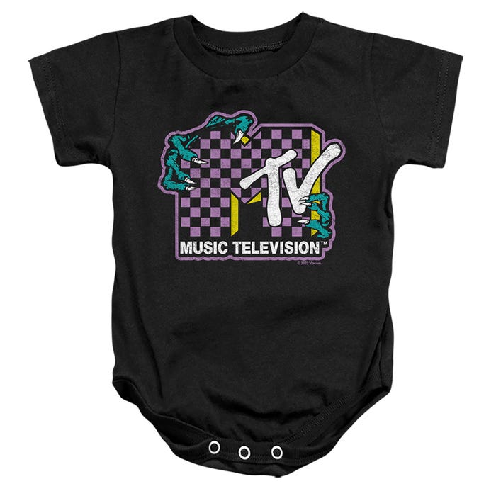 MTV ZOMBIE HANDS LOGO Baby Bodysuit