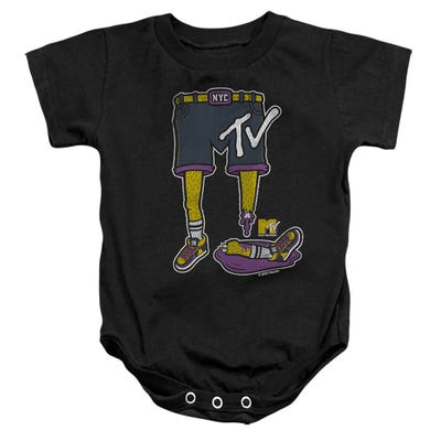 MTV ZOMBIE LEGS LOGO Baby Bodysuit