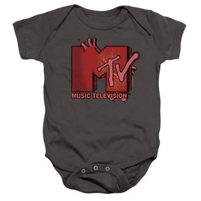 MTV BEATING HEART LOGO Baby Bodysuit