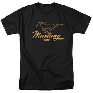 Mustang Pony Script Ford T-Shirt