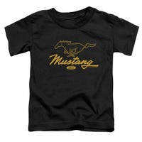Mustang Pony Script Ford Toddler T-Shirt