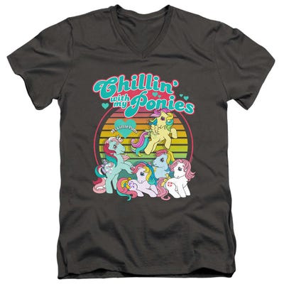 My Little Pony Chillin With My Ponies V-Neck T-Shirt
