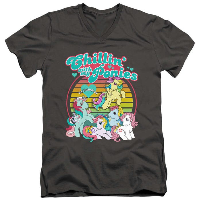 My Little Pony Chillin With My Ponies V-Neck T-Shirt