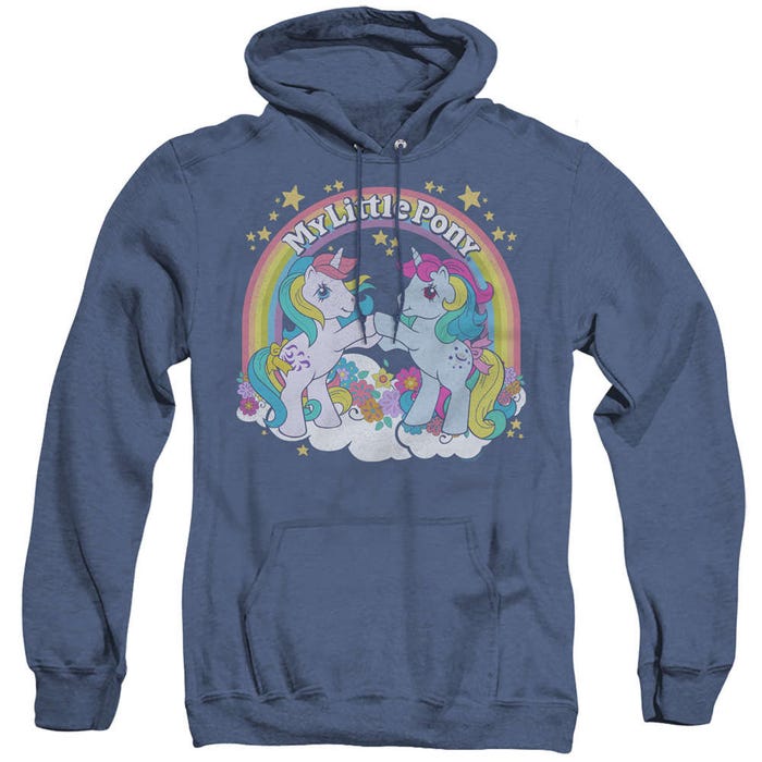 My Little Pony Fist Bump Adult Heather Hoodie