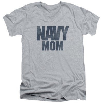 Official Navy Mom V-Neck T-Shirt