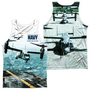 United States Navy Osprey Front & Back Sublimation Tank Top