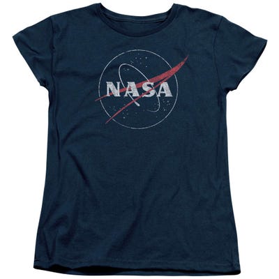 NASA Distressed Logo Womens T-Shirt
