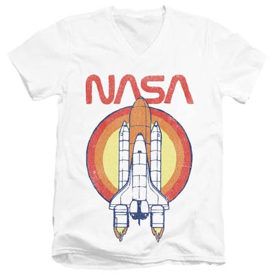 NASA Shuttle Circle V-Neck T-Shirt