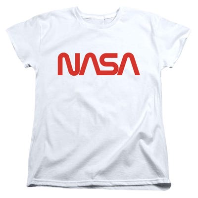 NASA Worm Logo Womens T-Shirt
