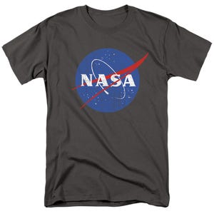 Nasa Meatball Logo Distressed T-Shirt