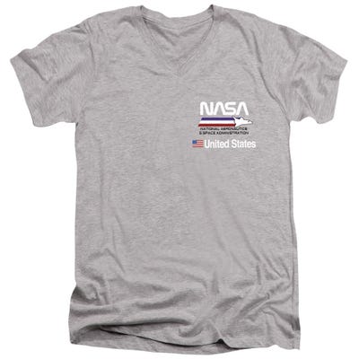 Nasa Plane Aeronautics 2 V-Neck T-Shirt