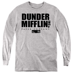 Dunder Mifflin The Office TV Show Kids Long Sleeve Shirt