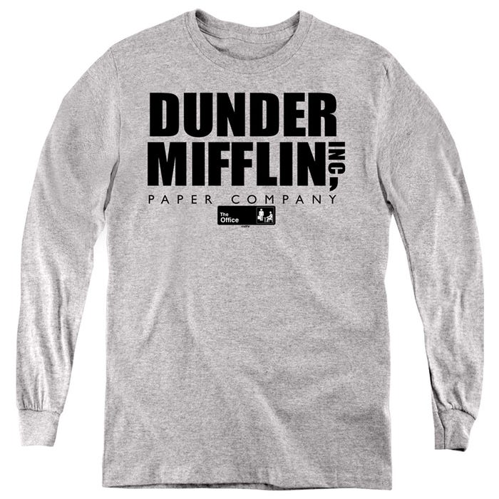 Dunder Mifflin The Office TV Show Kids Long Sleeve Shirt