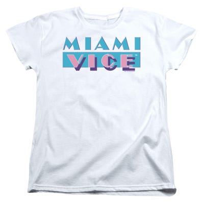 Miami Vice Official Logo Womens T-Shirt