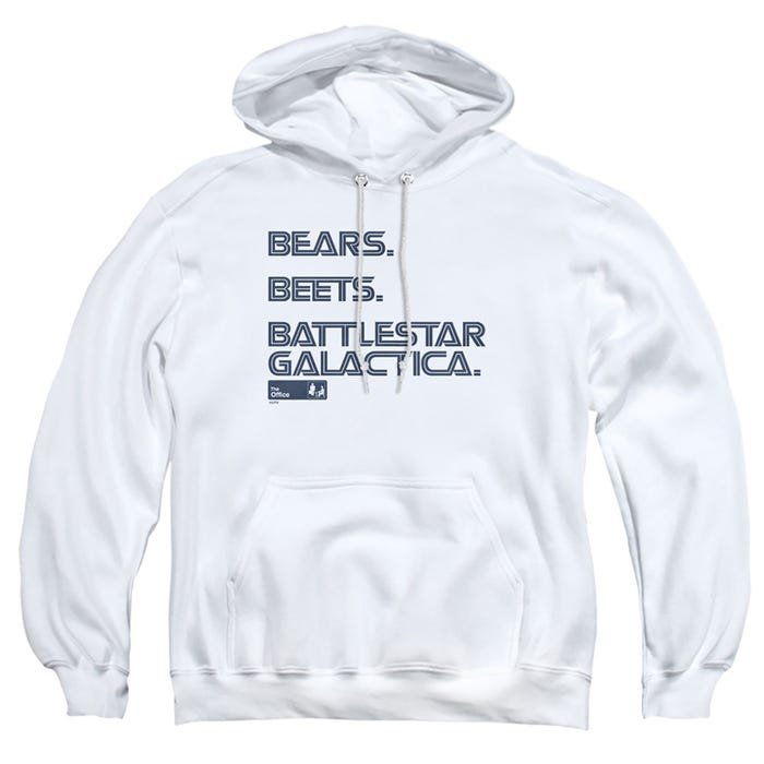 The Office Bears, Beets And Battlestar Galactica Hoodie