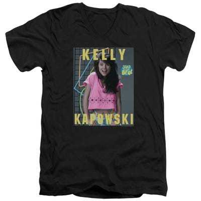 Saved By The Bell Kelly Kapowski V-Neck T-Shirt