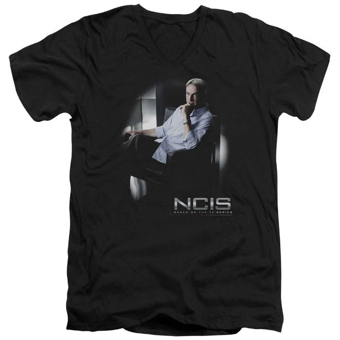 NCIS Gibbs Ponders V-Neck T-Shirt