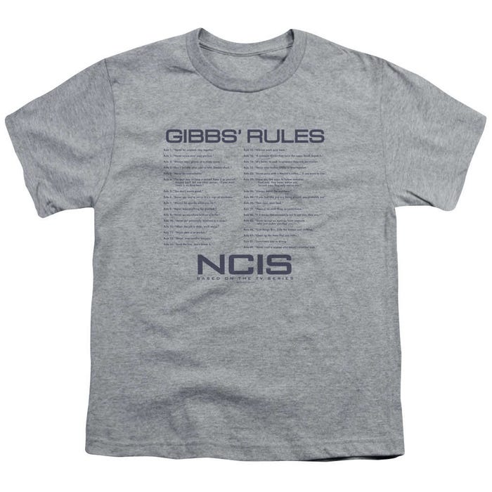 NCIS Gibbs Rules Kids T-Shirt