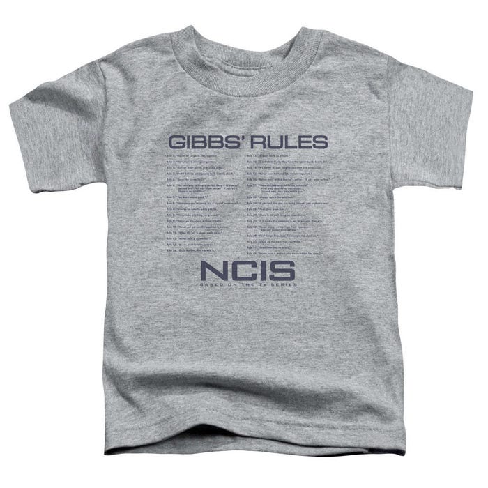 NCIS Gibbs Rules Toddler T-Shirt