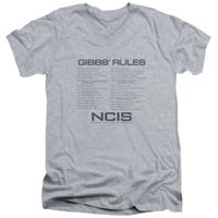 NCIS Gibbs Rules V-Neck T-Shirt