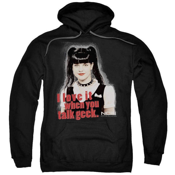 NCIS I Love It When You Talk Geek Hoodie