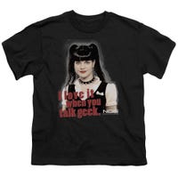 NCIS I Love It When You Talk Geek Kids T-Shirt