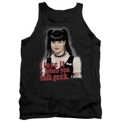 NCIS I Love It When You Talk Geek Tank Top